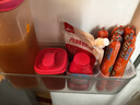 冰箱内侧门收纳盒分格分类整理置物架食物蔬菜保鲜盒葱姜蒜密封罐 冰箱扩容神器 3个装 实拍图