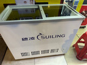 穗凌（SUILING） 【注水冷藏】冰柜商用大容量冷藏保鲜柜小型玻璃门展示柜啤酒饮料柜大排档不锈钢内胆可养鱼 205升 不锈钢内胆可注水 不漏水 实拍图