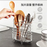 美厨（maxcook）筷子架筷子筒 不锈钢免打孔筷子桶沥水架置物架分两格 MCWA205 实拍图