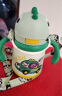 babycare儿童保温杯婴儿宝宝学饮杯吸管水杯水壶霸王龙不锈钢上学450ml 实拍图
