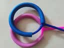 助城脚环跳跳球玩具弹力闪光蹦蹦球跳环圈成人健身减肥单脚甩腿球玩具 买1+1闪光款【 颜色随机】 实拍图