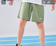 鸿星尔克（ERKE）童装男女大小童涤纶夏季速爽透气五分短裤胶囊绿175 实拍图