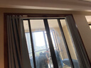 西漢（XIHAN）免打孔罗马伸缩杆窗帘简约成品卧室阳台客厅飘窗窗帘布隔断遮阳帘 雅灰色 适用宽2.1-2.6米【帘高2.0】双开 实拍图