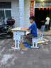 海旭成儿童课桌椅中小学生书桌可升降学习桌椅套装家用写字桌子 实拍图