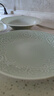 苏氏陶瓷 SUSHI CERAMICS 青瓷釉陶瓷盘花开富贵汤盘子4件套装餐具 实拍图