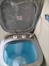 小鸭4.5公斤小型半自动单桶迷你洗衣机 婴儿宝宝宿舍便携小单筒 内衣内裤小洗衣机 天蓝色 WPZ4508L 实拍图
