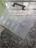 【SPACEXPERT同厂】带轮收纳箱特大号储物箱书箱玩具整理用品 【白色16L】38*28*22cm 实拍图