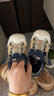 江博士夏季男女童舒适休闲宝宝学步鞋透气幼儿童鞋 潮流百搭儿童凉鞋 米/蓝/卡其 25 脚长约14.9-15.5 实拍图