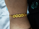 周大生黄金手链五帝钱手链好运自带送女友生日纪念情人节礼物 约6.4g 实拍图