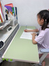 朗格加厚学生护眼书桌垫子儿童学习桌布写字台专用电脑桌垫桌面保护垫 防污硅-蜜瓜绿【防任意笔迹】 40*80CM【3.5mm实厚】 实拍图