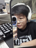 联想（Lenovo）头戴式无线蓝牙耳机 音乐降噪运动电竞游戏电脑网课耳麦长续航强音质  通用苹果索尼小米 TH54白 实拍图