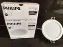 飞利浦（PHILIPS）LED筒灯嵌入式孔灯吊顶过道走廊超薄大开孔大功率顶灯洞灯天花灯 10.5W黄光【开孔120-130mm】 实拍图
