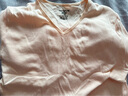 三枪（THREEGUN） 保暖内衣秋衣女纯棉抗静电新疆棉V领长袖基础内衣上衣打底衫 妃 XL 实拍图