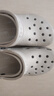 卡骆驰crocs洞洞鞋贝雅男鞋女鞋轻便耐磨一脚蹬拖鞋休闲鞋|10126 卵石色-2V3 45 (290mm) 实拍图