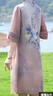 秋芙罗妈妈夏装连衣裙中老年女装旗袍50岁60洋气中式裙子老人女夏季衣服 实拍图