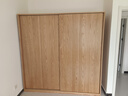 源氏木语 实木衣柜北欧卧室橡木移门收纳衣柜现代简约多功能储物柜 2米移门衣柜升级(高2米)Y00E05 实拍图