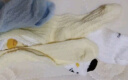 9i9婴儿袜子夏薄宝宝长筒袜新生儿网眼防蚊袜精梳棉袜松口3双0-2岁粉 实拍图