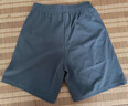 特步短裤男五分裤夏装新款运动裤透气速干裤跑步健身男裤子 珍珠灰-0200（吸湿速干-七分裤）-男 3XL 实拍图