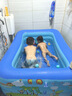 费林斯曼充气游泳池超大型成人小孩婴幼儿童游泳桶家用家庭室户外宝宝水池 加厚三环1.8米【180*130*60cm】 实拍图