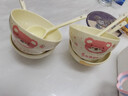 可爱葫芦陶瓷家用奶油饭碗少女心网沙拉卡通手绘高颜值心碗大容量 蜜蜂熊两碗两勺 实拍图