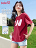 班尼路（Baleno）纯棉短袖T恤女夏季2025年女装新款时尚休闲潮流百搭通勤风半袖 实拍图