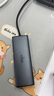 爱国者（aigo）Type-C扩展坞USB3.0分线器千兆网口HDMI/VGA转接器SD/TF读卡器USB拓展坞PD100W快充T09-R(金属) 实拍图