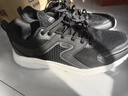特步跑步鞋男鞋运动鞋男轻便减震休闲鞋跑鞋学生鞋 黑白 43码 实拍图