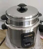 SUDISQR苏泊电饭锅304电饭煲不锈钢家用0涂层内胆蒸煮营养炖全自动小型微压煮饭锅大容量高压电饭锅4-5人 6L容量304内胆0涂层【365天换新】白钢 实拍图