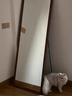 美式穿衣镜复古落地镜全身镜壁挂试衣镜贴墙家用镜子服装店更衣镜 欧式胡桃木 40*150cm 实拍图