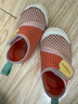 卡特兔学步鞋童鞋男童夏季女童洞洞鞋软底网面宝宝鞋透气幼儿园室内鞋 橙粉白 21 内长13.0cm 脚长12.0-12.5 实拍图
