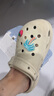卡骆驰crocs经典云朵老爹鞋洞洞鞋时尚百搭女鞋拖鞋一脚蹬|206750 骨白色-2Y2(含智必星) 39 (250mm) 实拍图