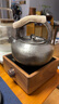 山本堂日本进口砂铁壶纯手工铁壶煮茶器铸铁泡茶壶家用煮茶壶套装 土瓶の砂铁壶 800ml 慢工佳品 实拍图