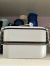 膳魔师（THERMOS）饭盒便当盒2层1.1L便携大容量男女士学生保温桶提锅TCXA-1100 GY 实拍图