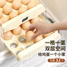 太力鸡蛋盒保鲜收纳盒厨房用品保鲜盒鸡蛋格抽屉式储物盒子2层32格 实拍图