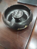 美克杰轻奢陶瓷烟灰缸家用客厅创意烟缸简约办公室酒店高端大气网红灰缸 大号厚德载物有灭烟槽 实拍图
