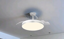 美的（Midea）吊扇灯风扇灯一体餐厅客厅卧室led吊灯隐形扇叶熟睡风灯饰灯具 小程序/吸顶式/36瓦 实拍图