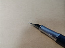 英雄（HERO） 钢笔 E609美工弯尖 铱金书法练字三年级中小学男女墨水笔 银夹极夜蓝 简装 M美工尖 实拍图