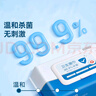 京东京造杀菌湿巾10片*10包(100片)杀菌率99.9%湿纸巾 卫生湿纸巾小包便携 实拍图