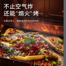 九阳（Joyoung）空气炸锅 可视不用翻面 长条锅可烤整鸡 家用多功能 金属腔体 5.5L大容量炸烤箱一体 KL55-V580Y 实拍图