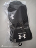 安德玛（Under Armour）运动袜(3双装)中筒跑步足篮球羽毛球男女吸汗运动夏季袜子 黑色XL 实拍图