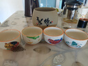 大号草木灰陶瓷主人杯单杯羊脂玉白瓷茶具青花品茗杯家用茶杯定制 草木灰-千里江山主人杯150ml1只 实拍图