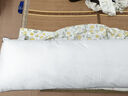 双人长枕全棉长枕套加长枕头芯长条枕1.2m1.5米一米五1.8一体枕1m 柠檬干【全棉枕套+长枕芯】 48x120x16cm 膨胀直径约40*110cm 实拍图
