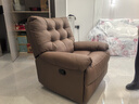 乐至宝LAZBOY轻奢真皮功能单椅懒人沙发客厅落日哈尼手动深棕【7天发】 实拍图