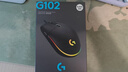 G102第二代游戏鼠标 RGB流光灯效鼠标 轻量化  游戏级8000DPI传感器 黑色 200-8000DPI 实拍图