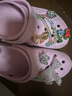 卡骆驰crocs洞洞鞋贝雅卡骆班轻便耐磨一脚蹬休闲鞋|205089 冬日白/彩色-1LI 39 (240mm) 实拍图