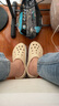 卡骆驰crocs洞洞鞋贝雅卡骆班轻便耐磨一脚蹬休闲鞋|205089 冬日白/彩色-1LI 41 /42(260mm) 实拍图
