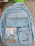 京悠雨日本儿童书包男女生小学生一六年级超轻便软减负大容量防水拉链款 小号粉色(适合1-2年级) 实拍图