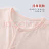 舒贝怡2件装婴儿衣服夏季薄款新生儿连体衣短袖哈衣儿童爬服粉色90CM 实拍图
