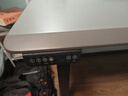 木藝生高端实木电动升降桌书桌电脑桌台式电竞办公桌子四立柱升降工作台 升级线盒3cm电竞咖-4立柱双电机 140*70【免费送装】 实拍图