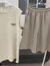猫人睡衣男士冰丝凉感夏季背心无袖薄款夏天大码家居服套装 白色【冰丝凉感】 3XL 【建议160-180斤】 实拍图